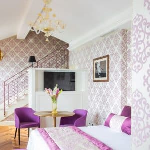Voyagealitalienne Londra Palace Venezia suite Jules Verne