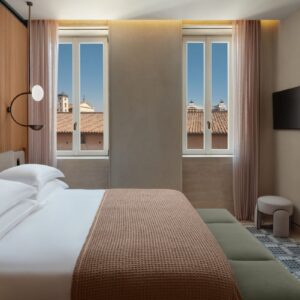 Voyagealitalienne Six Senses Rome Lata suite 2nde chambre