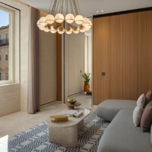 Voyagealitalienne Six Senses Rome salon Corner suite