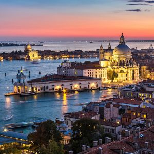 Aerial view of Venice