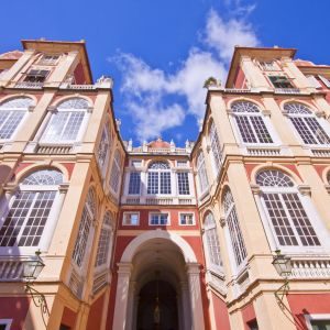 Royal Palace (Palazzo Reale or Palazzo Stefano Balbi)) in Genoa, Italy is  beautiful example of monumental architecture. Building begun on 1618 for the Balbi family.